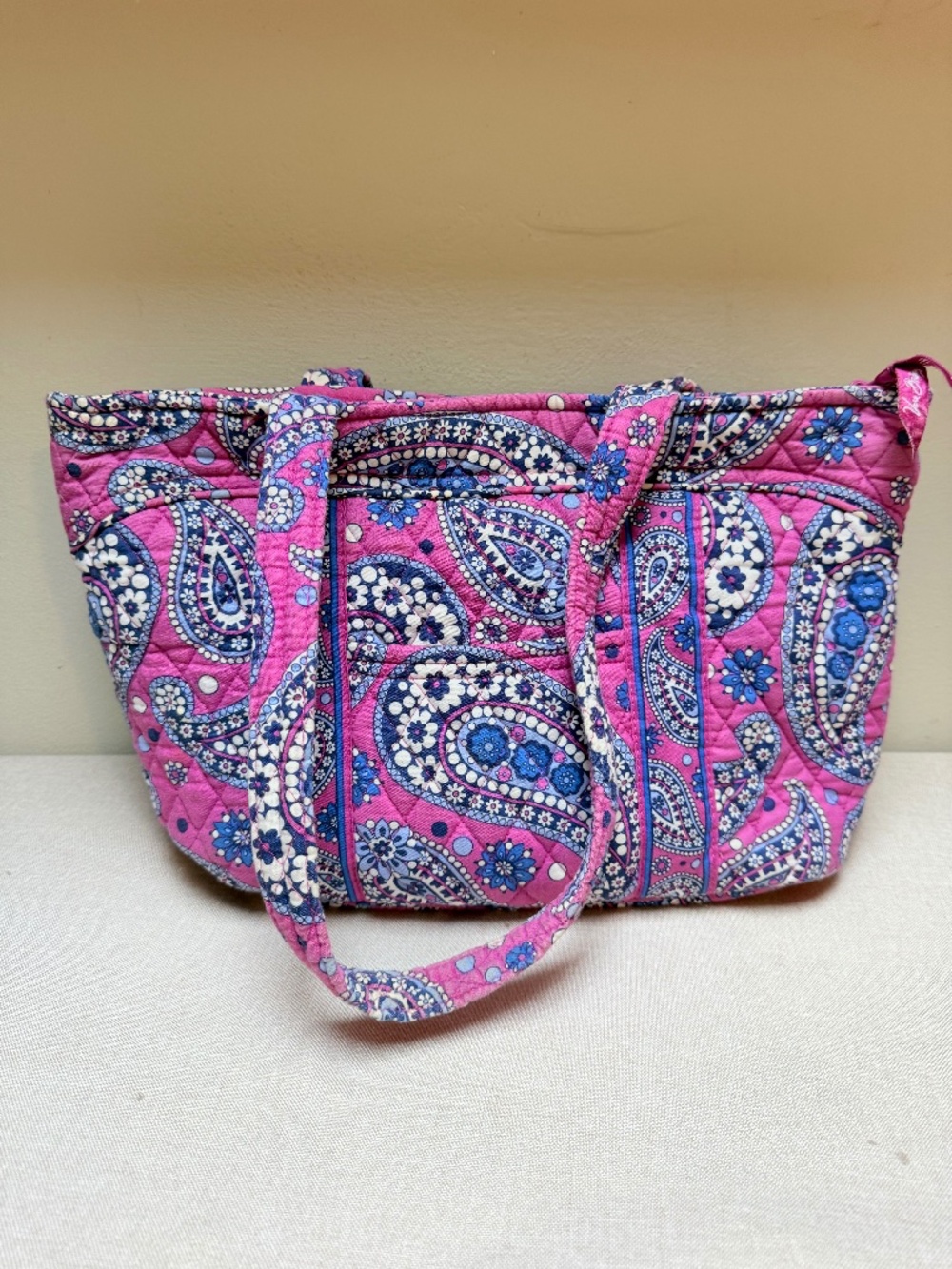 Vera Bradley Boysenberry Purple Paisley Purse Bag Tote 2011